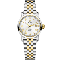 【TITONI 梅花錶】天星系列 羅馬機械腕錶 / 28mm 禮物推薦 畢業禮物(23538SY-561)