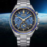CITIZEN星辰 限量海王星 鈦 光動計時GPS衛星腕錶 CC4054-68L / 44.6mm