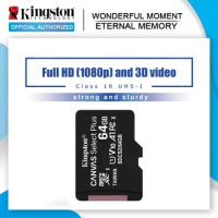 Kingston mini Memory Card 256GB C10 Micro SD Card 16GB 32GB 64GB 128GB Class 10 U1 Flash TF Microsd Card for Smartphone Computer