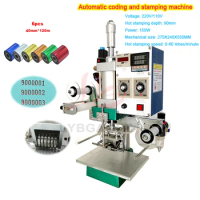 Automatic coding and stamping machine Leather paper and wood stamping printing date Automatic coding machine