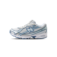 New Balance NB 740 中童 童鞋 藍銀色 運動 休閒 中性 W楦 復古 套入式 休閒鞋 PZ740LB