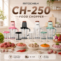 Mitochiba Food Chopper Blender CH 250 Blender Elektrik Multifungsi Penghalus Bumbu Daging Sayur Gara
