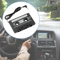 Universal Car Cassette Tape Adapter Cassette Mp3 Player Converter 3.5mm Jack Plug For IPhone AUX Cable CD Player K1S6