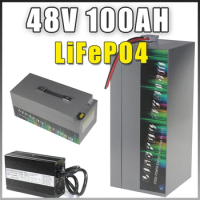48V 100AH LiFePO4 Battery 48V 5000W 10000W Electric cars Off grid Solar Storage ebike scooter LiFePO4 Battery Pack
