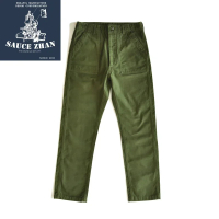 ข้อเสนอพิเศษ: กางเกงยูทิลิตี้ Fatigue Pants รุ่น SauceZhan OG107 กางเกงทหารสไตล์คลาสสิก สีเขียวมะกอก