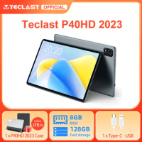 Teclast P40HD 2023 Android 13 Tablet 10.1" 1920x1200 IPS 8GB RAM 128GB ROM Unisoc T606 8-core Type-C Dual 4G LTE Widevine L1
