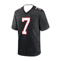 Áo thể thao mùa hè 2024/2025 cho người lớn, mẫu Atlanta Falcons (Quả Cầu), phong cách American Footb