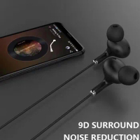 3.5mm Earphones High Definition Portable In Ear Wired Headset InEar Microphone Deep Bass Noise Canceling Headphones For Phone PC