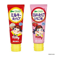 【江戶物語】Aohata 中島董 不二家 管裝吐司抹醬 80g 草莓風味 奶油煉乳 牛奶妹 MILKY 日本原裝進口
