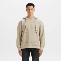 【LEVIS】男款 寬鬆版帽T ROCK&ROLL系列 男生帽袖 t 人氣新品 002XY-0001