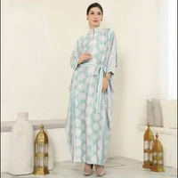 Kaftan Hijau Mint | Green Mint | Kaftan Modern | Kaftan Premium | Kaftan Jumbo | Dress Hijau Mint | 