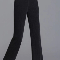 Thick Plush Corduroy Casual Pants for Women Fashion Warm Autumn Winter Trousers High Waist All Match Harem Pants Ladies 2023 M92