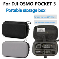 For DJI Osmo Pocket 3 Organizer Bag Portable Black/Gray Portable Nylon /PU Clutch For DJI Pocket 3 Accessory Case