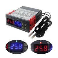 STC-3008 Digital Display Dual Control Temperature Thermostat With Dual Household Hand Power Tool Accessories