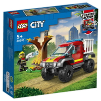 樂高LEGO 60393 City Fire城市系列 4x4 消防車救援