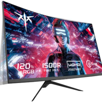2024 Hot Selling 27-Inch Gaming Monitor 1K Resolution 165Hz/144Hz 2ms Response Time Flat 16:10 HD Light Flat Replacement VGA TV