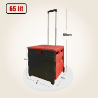 MICASA - Xe Kéo , Xe Đẩy Đi CHợ Gấp Gọn Hình VaLi 2 Bánh - 4 Bánh Dung Tích 45Lít - 65Lít
