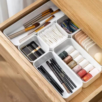 Desktop storage can be superimposed storage box Cosmetics arrangement mirror cabinet storage box drawer divider box