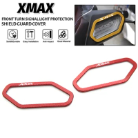 Motorcyle Accessories for YAMAHA XMAX300 XMAX250 XMAX125 2023 XMAX 125 300 Front Turn Signal Light Protection Shield Guard Cover