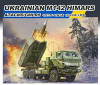 Truk Ukrainian M142 ‘HIMARS’ ATACMS/GMLRS Skala 1:35 Foreart