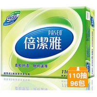 ☆《促銷價》倍潔雅超質感抽取式衛生紙110抽x96包/箱