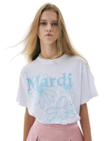 Tshirt Triple Flower White Sky F