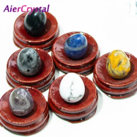 NatureCrystal Egg Rock Round Mineral Reiki Stone Polishing Quartz Amethyst Ball DIY Home Decoration Healing Crystal Stone Crafts