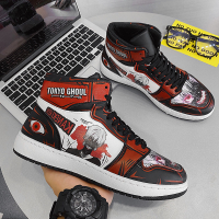 Dropshipping Giày Thể Thao Cổ Cao In Hình Anime Tokyo Ghoul Cho Nam Nữ