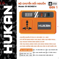 Đế chuyển đổi nguồn điện HUKAN G1-BCN0214, Màn led hiển thị điện áp, sạc điện thoại... - Dụng cụ cầm