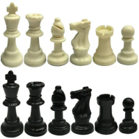 luxury 32 Chess Pieces High Quality Chess Game King High 64mm 77mm 97mm Ajedrez Medieval Chess Set Kids Toys Playing Game