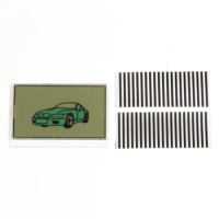 TW9030 Lcd Display Zebra paper + Keychain Body case for Russian Tomahawk TW 9030 9020 2 way Car Alarm TW-9030 TW-9020 TW9020 Key