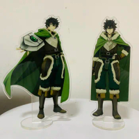 The rising of the shield hero Anime Figure Naofumi Iwatani Acrylic Stands Raphtaria Character Model Desk Decor Standing Sign Toy