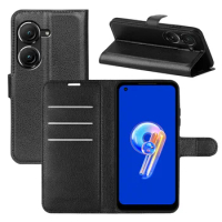 For ASUS Zenfone 9 Case Wallet Leather For ASUS Zenfone 9 Flip Leather Phone Case Stand TPU Cover Wallet Leather Cover