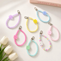 Lanyard Phone Charm Aesthetic Beads Strap Gantungan Handphone Telapak Kucing Anjing Cute Paw. (PW) C