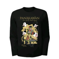 KAOS PANJANG LONGSLEEVE WAYANG PUNAKAWAN SEMAR GARENG PETRUK BAGONG