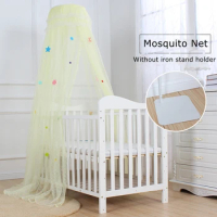 Romantic Baby Cradle Mosquito Net Children Cot Canopy Tent Crib Netting Mesh Without Stand Holder Kids Bedroom Decoration