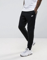 KUMO SHOES-Nike Cuffed Club Jogger 小Logo 棉褲 刷毛 804408-010