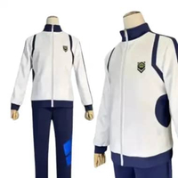 Jaket Tracktop Cosplay Anime Blue Lock Bahan lotto Premium / Jaket Anime Pria Wanita / Jaket Wibu Te