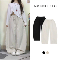 Quần Kaki Suông Dáng Cong, Quần Kaki Dáng Suông Lưng Chun Modern Girls 2025
