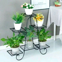RAK POT BUNGA / STANDING POT BUNGA 6 SUSUN / RAK POT SUDUT RUANGAN Besi