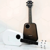 Electric Ukulele Concert Guitar Populele 2 LED App Control USB Smart Ukulele 4 Strings 23 Inch Guitar ABS Fingerboard Acoustic
