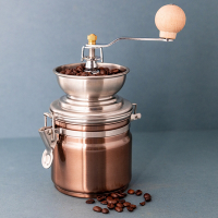 《La Cafetiere》銅面手搖咖啡磨豆機 | 咖啡研磨機 咖啡模豆機 磨粉機