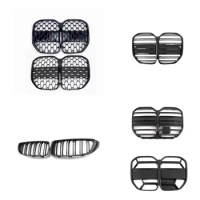 Black Car Grill for BMW 4 Series 430i 425 420 14-22 modified Mask net Radiator Grille Car Accessories