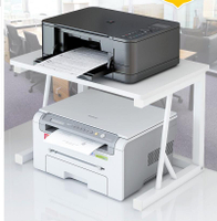 小型打印機架子桌面雙層復印機置物架多功能辦公室桌上主機收納架wk13012 全館免運