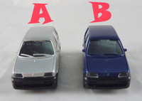 【震撼精品百貨】西德Herpa1/87模型車~Fiat Cinquecento灰/深藍【共2款】
