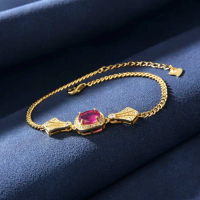 perhiasanperhiasan Gelang Berlian Batu Ruby 1 Asli Good Quality