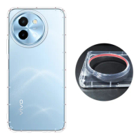 【RedMoon】vivo Y38 5G 防摔透明TPU手機軟殼 鏡頭孔增高版