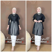 Kamari Outer Tunik Brocade Lace Outer ADA JUMBO Atasan Wanita | Outer Kondangan | Outer Brukat | Ou
