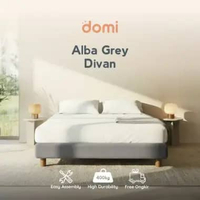 Domi Divan Alba / Dipan Kasur Springbed / Spring Bed 100 x 200 Navy Blue