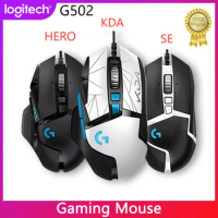 Original Logitech G502 HERO KDA LIGHTSYNC RGB Gaming Mouse USB Wired Mouse 25600DPI Adjustable Programming Computer Gaming Mouse